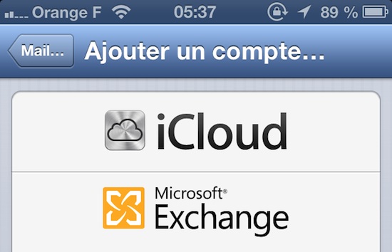 Microsoft Exchange iOS