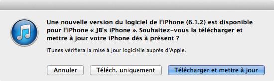 iOS 6.1.2 disponible
