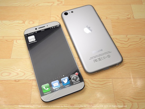 Concept iPhone 6 sans bouton home sans bordures 3