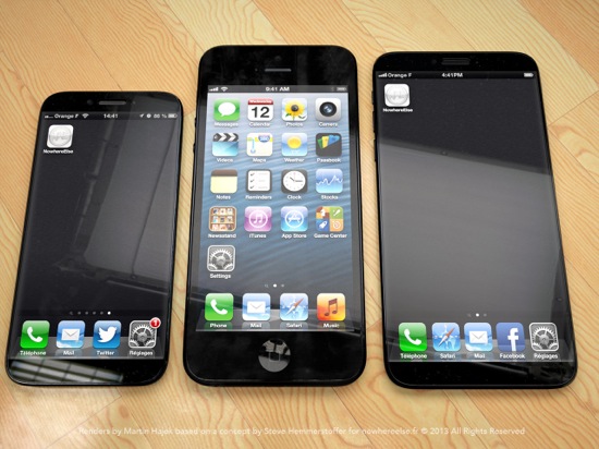 Concept iPhone 6 sans bouton home sans bordures