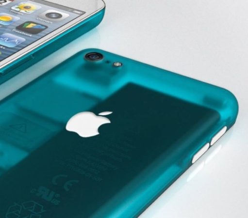 Concept iPhone low-cost transparent turquoise