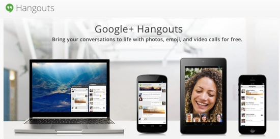 Google+ Hangouts multiplate-formes