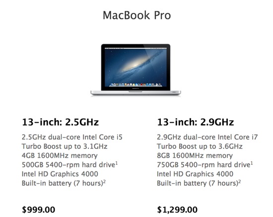 MacBook Pro baisse prix Apple Store education USA