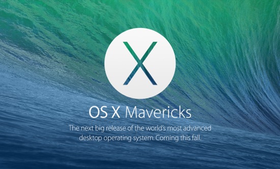 Logo OS X 10.9 Mavericks US