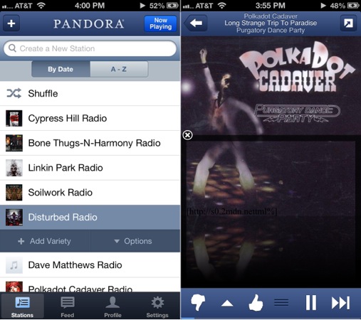 Pandora iPhone