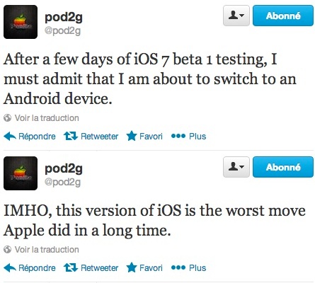 Pod2G Switch Android iOS 7 Twitter
