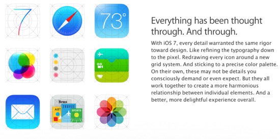 iOS 7 Nouvelles Icones Site Apple 2