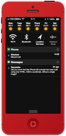 iPhone 5S iOS 7 simulateur 2
