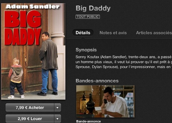 Big Daddy iTunes