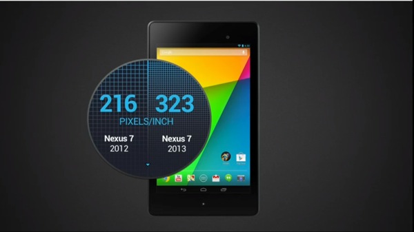 Nouvelle Nexus 7 Pixels