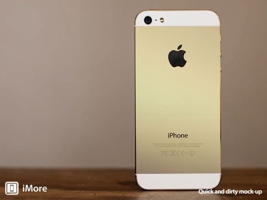 iPhone 5S or champagne concept