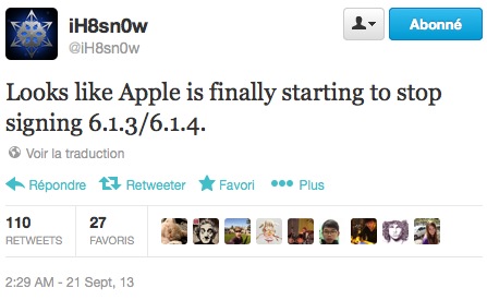 Apple Arrete Signer iOS 6.1.3 6.1.4 iH8sn0w