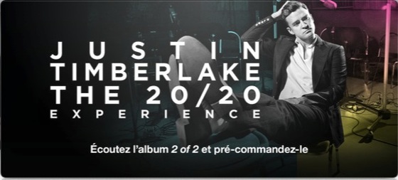 Apple Offre iTunes Timberlake