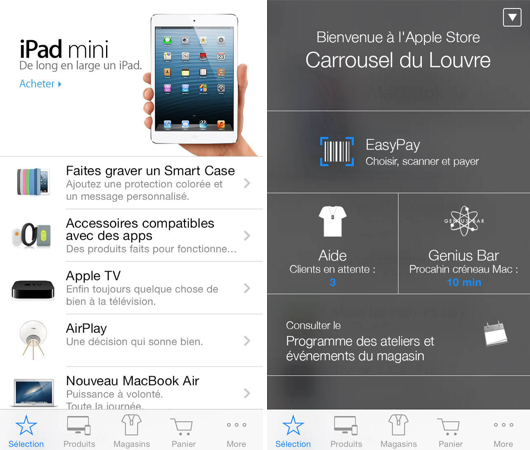 Apple Store App iOS 7