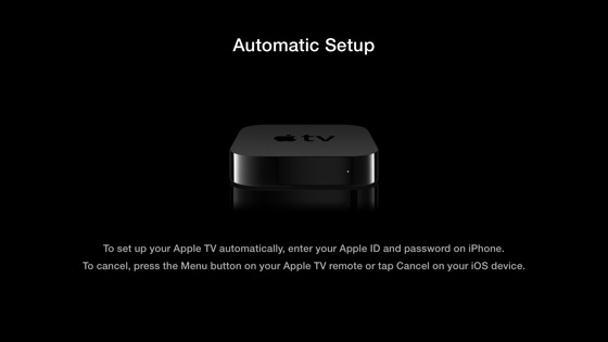 Apple TV Configuration Automatique