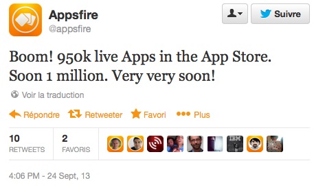 Appsfire 950 000 apps App Store