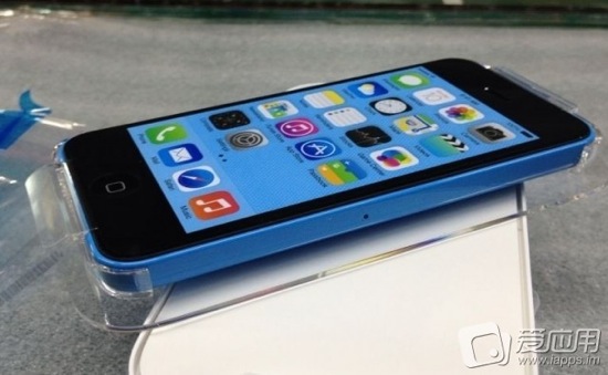iPhone 5C Bleu Boite