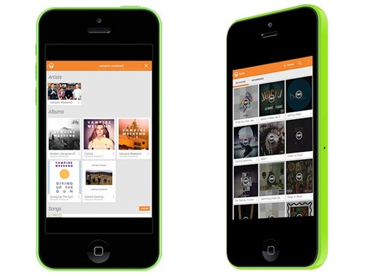 Google Play Music All Access Concept iPhone