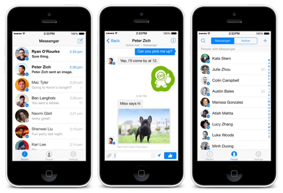 Facebook Messenger iOS 7