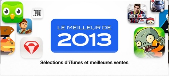 Meilleur Annee 2013 App Store iTunes Store