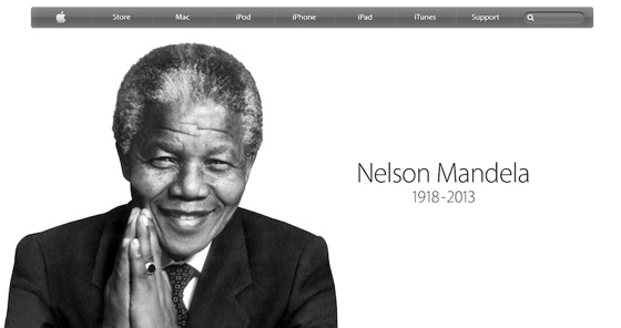 Nelson Mandela Apple.com