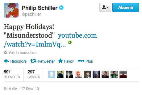 Phil Schiller Twitter Pub Noel 2013