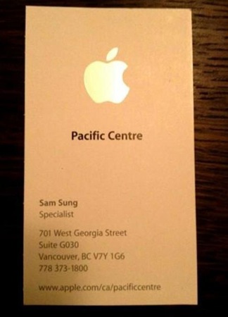 Sam Sung Employe Apple