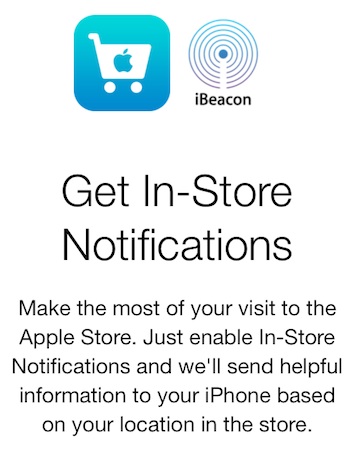 iBeacon Apple Store Application