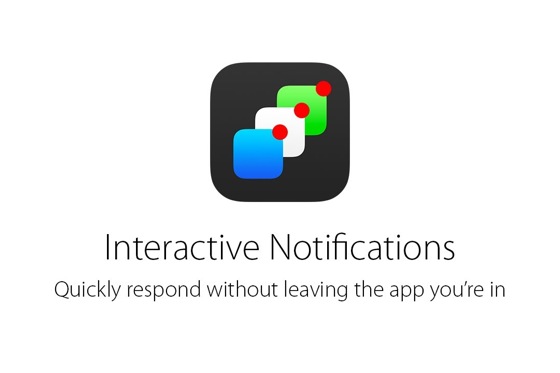 iOS 8 Concept Notification Interactive