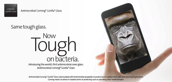 gorilla glass antibacterie
