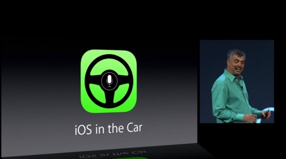 iOS en voiture WWDC 2013