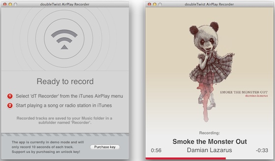 AirPlay Recorder iTunes Radio Mac