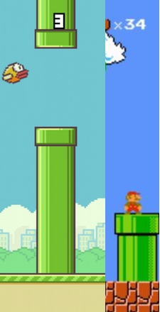 Flappy Bird Mario Bros