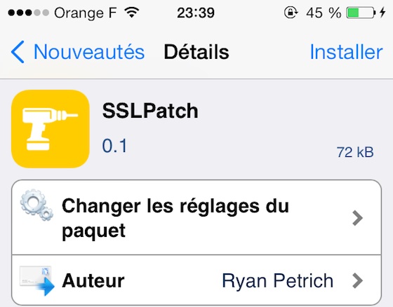 SSLPatch Cydia