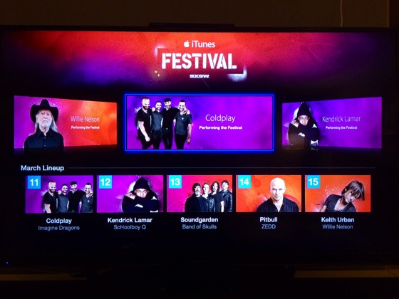 Apple TV iTunes Festival 2014 USA