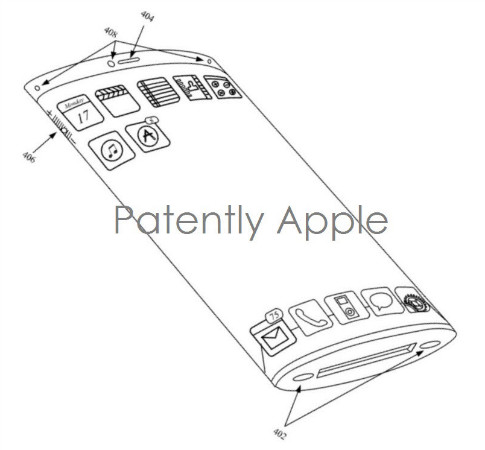 brevet apple design iphone ecran flexible qui s enroule 2