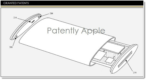 brevet apple design iphone ecran flexible qui s enroule