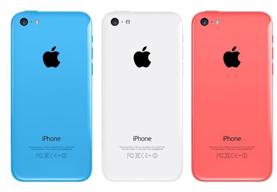 iPhone 5c Bleu Blanc Rose