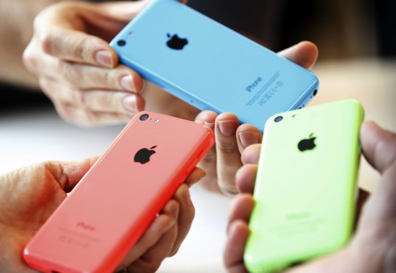 iPhone 5c Rose Bleu Vert