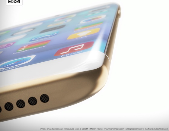 iPhone 6 Concept Bords Incurves