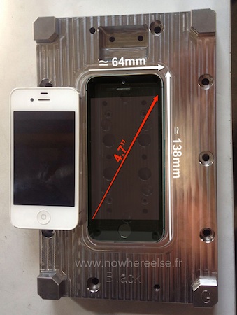 iPhone 6 Moule Dimensions Fuite