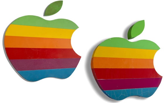 Apple Logo Arc-en-ciel Enchere