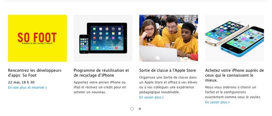 Apple Store France Reprise iPad