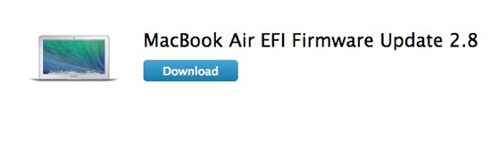 MacBook Air EFI Firmware Update 2.8