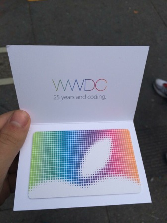 WWDC 2014 Carte Cadeau 25 Dollars