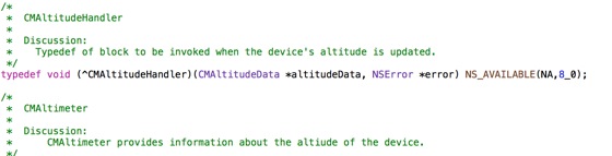 iOS 8 Code Altitude