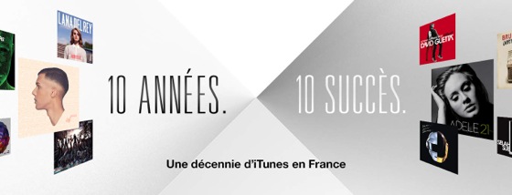 iTunes France 10 Ans