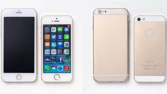 Maquette Or iPhone 6 vs iPhone 5s