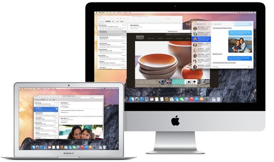 OS X Yosemite MacBook Air iMac