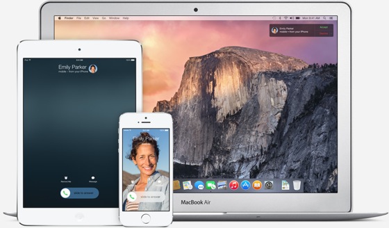 iOS 8 OS X Yosemite Appel